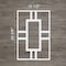 Ekena Millwork Large Hastings Decorative Fretwork Wall Panels in Architectural PVC, 15 1/2"W x 23 3/8"H x 3/8"T WALP16X24HAS - alternate 2